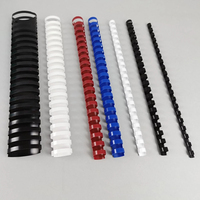 Peignes de reliure spirale en plastique 6 mm à 21 trous pour reliure de livres