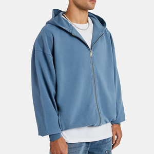 เสื้อฮู้ดซิปผู้ชายผ้าเจอร์ซีย์เนื้อนุ่มคุณภาพสูงแบบหนาพิเศษ - Product Image 3