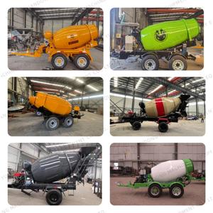 37HP benzinli motor ile toplu silobas 1/2/3 Yard çimento karıştırıcı römork beton harç kamyonu - Product Image 6