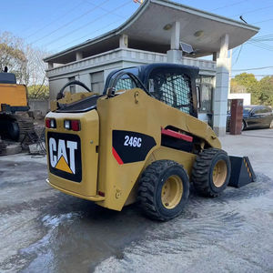 Chargeuses d'occasion bon marché EPA Caterpillar Cat246C 289D 277 Chargeuses à glissement d'occasion 3T Chargeuse compacte à roues pièce d'origine vente bon marché - Product Image 4