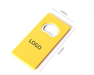 Custom Size Metal Stainless Steel Blank Business Credit Card Bottle Opener With logo - Product Image 1