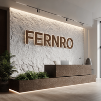 Lettres lumineuses personnalisées Kelly pour enseignes murales de bureau intérieures, logo publicitaire, enseigne extérieure, panneau LED