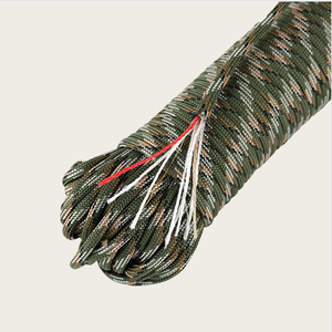 Cuerda de Paracaídas 550 de 100 pies para Supervivencia, Cuerda de Fuego Roja, Suministro de Fábrica - Product Image 2