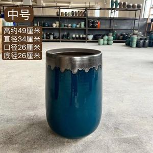Jarrón nórdico creativo moderno de pie minimalista de lujo para el hogar sala de estar <span class=keywords><strong>maceta</strong></span> de cerámica de gran capacidad - Product Image 2