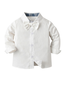 Nuovo <span class=keywords><strong>Elegante</strong></span> <span class=keywords><strong>Completo</strong></span> Formale per Bambini con Papillon, Abbigliamento per Bambini, Camicia a Maniche Lunghe, Gilet a Quadri, Pantaloni, Outfit per Ragazzi - Product Image 3