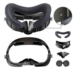 Rangka masker braket wajah pengganti casing penutup Set kepala busa tunggal untuk Meta Quest 3 2 1 Vrk44 Laudtec - Product Image 1