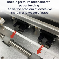Máquina troqueladora automática de papel A3 de alta velocidad, fácil de cortar, hoja de alimentación automática, cortador de etiquetas adhesivas, Compatible con SignMaster