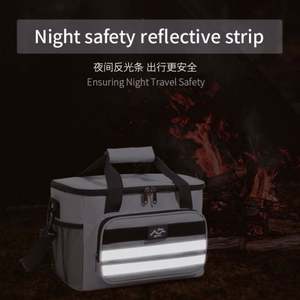 Sac isotherme pliable pour pique-nique, poisson, fruits de mer, bière, avec logo personnalisé, grand format, imperméable, en aluminium écologique - Product Image 6