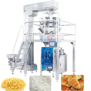 Automatic vertical multihead weigher snack food packaging machine bagging sweet maui onion rings packing machine