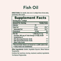 Gélules d'huile de poisson OEM 1200mg Oméga 3 EPA DHA Santé cardiaque Certifié GMP Fabricant de compléments alimentaires en gros sous marque privée