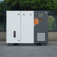 Compresseur d'air rotatif silencieux de 45 kW à entraînement par courroie pour usage en petite atelier