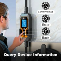 Pengisi Daya EV Feyree TS-NACS Socket 32A 7KW Kontrol APP EVSE Kotak Pengisi Daya Portabel Adaptor Hadiah untuk Model Mobil Tesla 3/Y/S/X