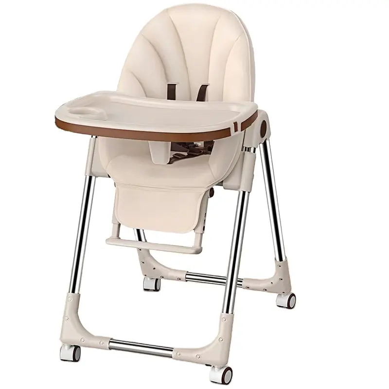 Multifunction kid dining chair folding high chair baby feeding