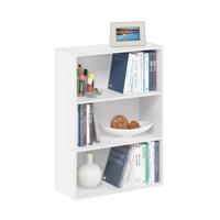 Estantería Abierta de 3 Niveles Addreen, Librería Moderna de Madera Multifuncional para Sala de Estar, Gabinete de Almacenamiento en Forma de Cubo con Color Personalizado para Bebés y Niños, ISO
