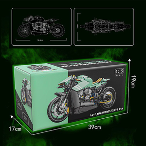 Blocs de construction de <span class=keywords><strong>moto</strong></span> Aston Martin Series 1:5 en plastique ABS électroplaqué, 2176+ pièces, édition limitée, modèle d'assemblage MOC pour adultes - Product Image 6
