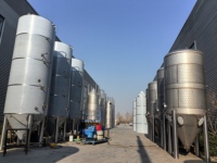 Nouveau réservoir de fermentation de bière artisanale en acier inoxydable de 30000 L avec enveloppe glycolée, marque CASSMAN, garantie de 2 ans pour les restaurants, 5000 L
