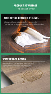 Piso de PVC antiestático, pista de bolos, deporte, material de clic de PVC, piso de vinilo entrelazado, baldosas de madera para el hogar - Product Image 5