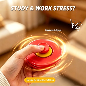 3D Printed Spinner Fidget Ball Press Auto Rotating <b>Puzzle</b> Sphere Toy Sensory Toy for Kids Anxiety Relief Desktop Classroom Gifts - Product Image 5