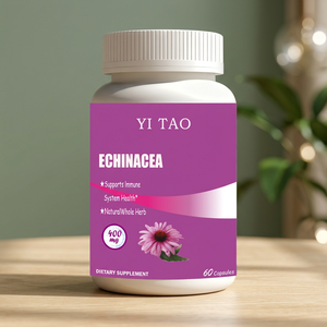 Suplemento herbario de equinácea de marca propia personalizable, que proporciona energía y apoyo inmunológico tanto para hombres como para mujeres, en forma de cápsulas. - Product Image 1