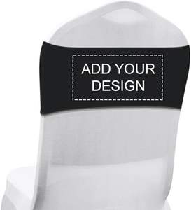 ผ้าคลุมพนักพิงศีรษะแบบผ้าพับ/แบบเรียบสำหรับโฆษณาบนเก้าอี้ - Product Image 3