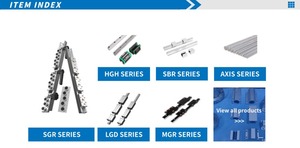External Dual-Axis <strong>Linear</strong> <strong>Guide</strong> <strong>Rails</strong> MGR20S 25S 35S 50 Slider for Display Cabinet Drawer Slides Optical Axis Bearing Core - Product Image 5