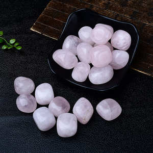 Đá thạch anh hồng tự nhiên hình oval cao cấp, bán chạy năm 2025, dùng để thiền định và chữa bệnh - Product Image 4