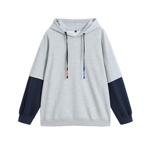 Sweat-shirt à capuche zippé pour homme, coupe oversize, col rond, broderie 3D, tricoté en polyester/coton, anti-rétrécissement, anti-plis - Product Image 6