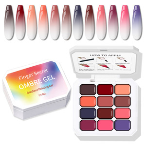 ODM/OEM เจลเพ้นท์เล็บ <span class=keywords><strong>Mona</strong></span> Garden Pat Pat 12 สี ความสดใสสูง สำหรับไล่เฉดสีแบบวินเน็ตติ้ง เจลเพ้นท์เล็บสำหรับร้านทำเล็บ - Product Image 6