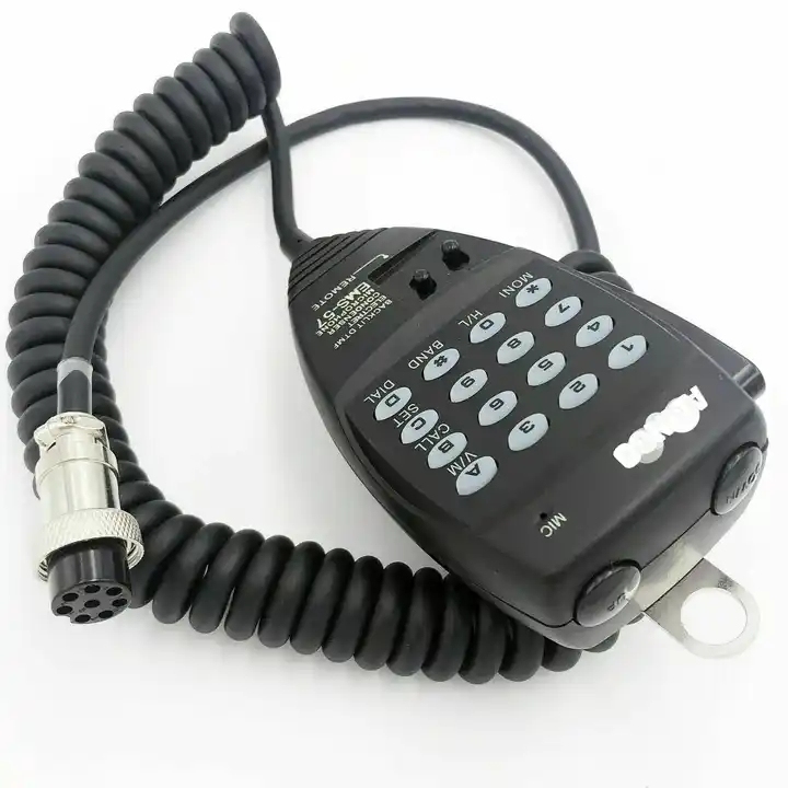 Microphone EMS-57 DTMF 8 Broches Avec Clavier – Compatible Alinco DR-135 DR-235 DR-435 DR-635 – Qualité Audio Claire