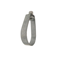 Meilleures ventes de colliers de suspension à double bande métallique en acier au carbone Collier de serrage perforé pour câble suspendu Surface polie