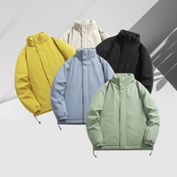 Veste pour homme avec logo imprimé personnalisé, vente en gros, imperméable, coupe-vent, veste d'hiver chaude pour l'extérieur
