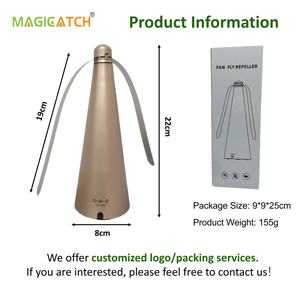 Ventiladores de Mesa Modernos Magicatch con Logotipo Personalizado, Dorados y Plateados, con Alimentación USB y por Batería, para Restaurantes, Cafeterías y Panaderías - Product Image 2