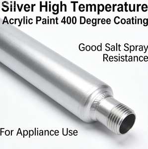 Weishibao 400 Derece Gümüş Akrilik Boya Yüksek Sıcaklık Kaplaması Tuz Püskürtmesine Dayanıklı 16kg Yüksek Sıcaklık Bölgeleri İçin Ev Kullanımı İçin - Product Image 5