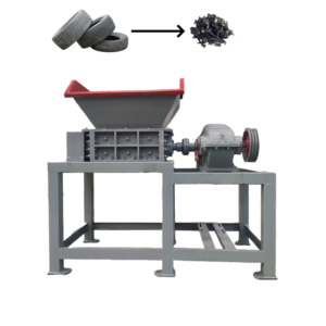 Dzjx tự động công suất lớn xe tải phế liệu cao su lốp Shredder máy mini nhỏ đôi trục thải lốp nhà máy tái chế - Product Image 2