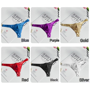 <span class=keywords><strong>Boxer</strong></span> e Slip da Uomo Traspiranti Antibatterici in Pelle PU Lavorata a Maglia a Vita Bassa Eco-Friendly con Logo in Vita Comodi e Confortevoli ODM - Product Image 5