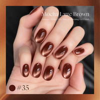 Ensemble de vernis gel Vinimay style automne-hiver, couleur moka, 36 couleurs, certificat MSDS CPNP, collection de vernis gel brun chocolat