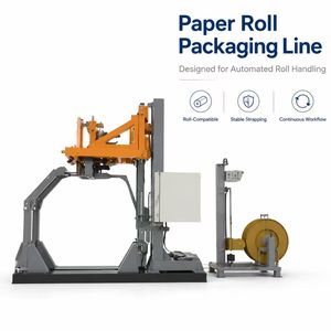 Auto <b>Running</b> Paper Reel Strapping <b>Machinery</b> With Uniform Tight Packing Performance For Paper Bales Strapping - Product Image 1