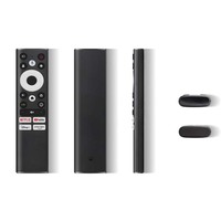 Télécommande vocale intelligente de remplacement avec piles AAA, 47 boutons, code fixe pour Google TV