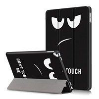 Étui de protection pliable à trois volets pour tablette iPad 10.2 2020, peint, moulage personnalisé, marque personnalisable, vente en gros