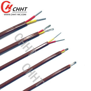 Kabel Termokopel Tipe K Berinsulasi FEP Diameter 2*0.5mm Selubung Coklat Termokopel Tipe k - Product Image 1