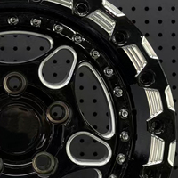 Jantes en alliage forgé personnalisées de 15, 17 et 18 pouces pour tout-terrain 4x4, jante 15X10 5x120 5x120.65 5x114.3 pour Mustang, Camaro, Corvette, Chevelle