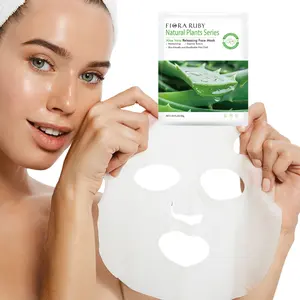 Private Label Beauty Aloë Vera Gezichtsmaskers Koreaanse Huidverzorging Hydraterende Vel Gezichtsmasker