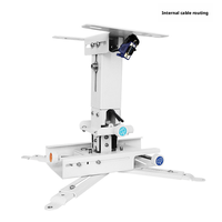 Support de plafond métallique lesté pour projecteur laser domestique avec support d'angle télescopique 25 kg