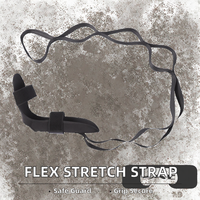 HV SPORT HV-06 Ceinture de maintien réglable antidérapante à boucle auto-agrippante unisexe personnalisable pour gymnastique, yoga, étirement des jambes, des chevilles et des tendons g.NotNilés, soulagement de la douleur et sécurité