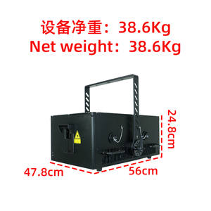 2026ใหม่กันน้ำกลางแจ้ง RGB 80W <span class=keywords><strong>Pro</strong></span> แสงท้องฟ้าโปรเจคเตอร์เลเซอร์ระยะทางไกลแสงเลเซอร์แสง IP65 Pangolin FB4 ILDA - Product Image 4