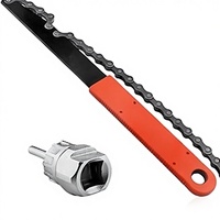 Outil de démontage de chaîne de vélo AI CYCLING / Extracteur de pignon / Fouet à chaîne avec outil de démontage de cassette/rotor et d'anneau de blocage