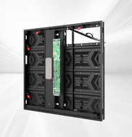 Écran LED pliable PFC sur roues, intégré dans un flight case, installation individuelle, location pour événements, roadshow, publicité extérieure, animation, IP65
