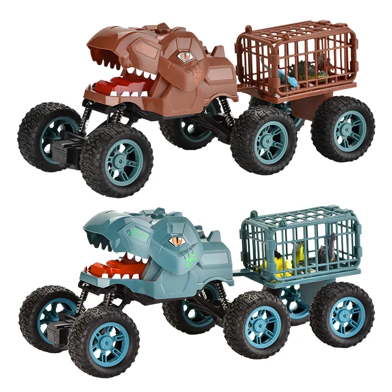 Spielzeug Lieblings Vier-Wege-Offroad-Stoßdämpfer Dinosaurier Modell Klettern Experte Auto Sechs Runde drahtlose Fernbedienung Auto