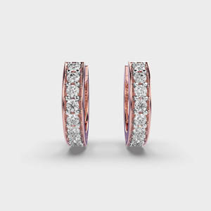 Luxury Round Brilliant Moissanite <b>Stud</b> <b>Earrings</b> 925 Sterling <b>Silver</b> Fine Designer Jewelry Elegant Fashion Accessories for Women - Product Image 5