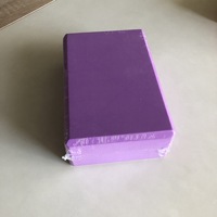 Bloc de yoga en mousse EVA haute densité 180g, brique antidérapante pour Pilates, méditation, support d'exercice, fitness, logo personnalisé, OEM